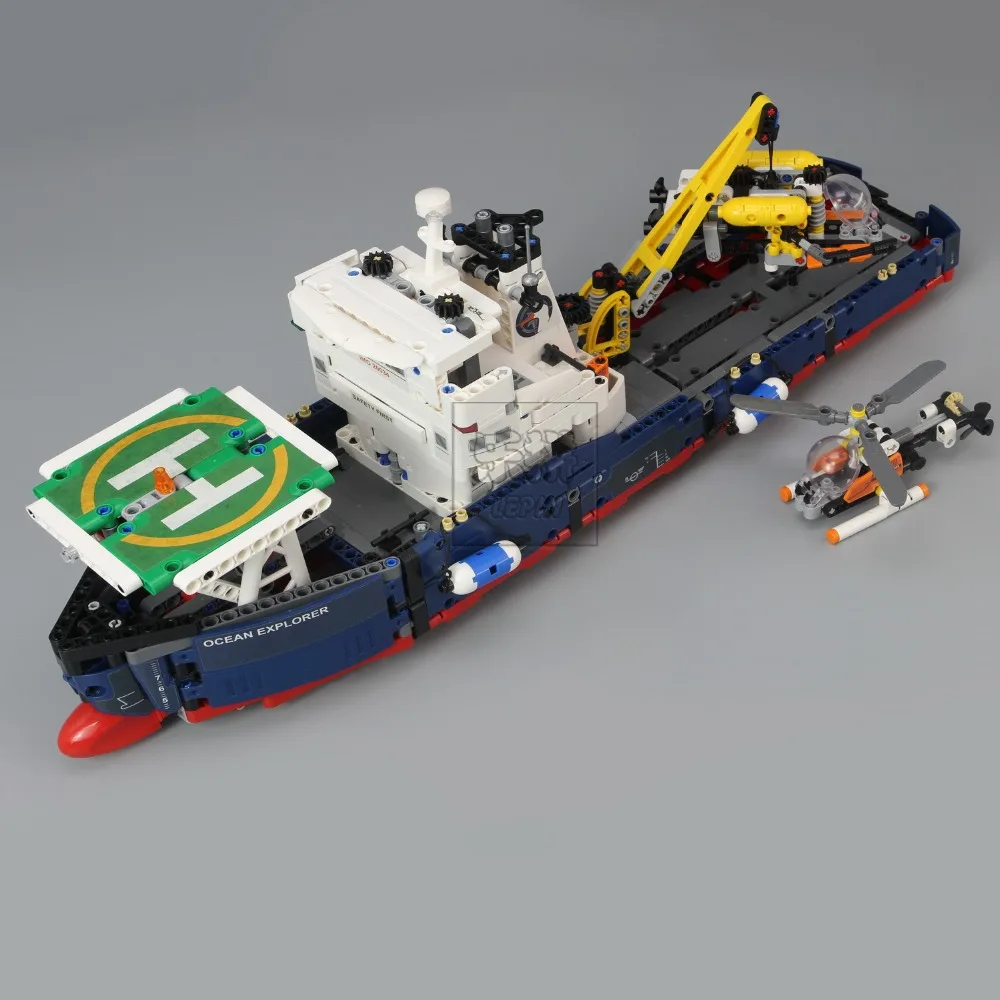 

Lepin 20034 Genuine Technic Series Remote-control The Searching Ship Set Building Blocks Bricks Toys 42064 puzzel for kids gift