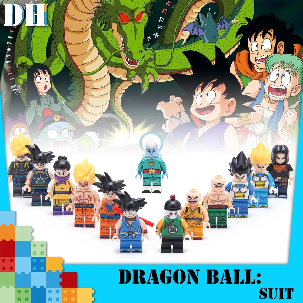 Один продажа фигурка &quotDragon Ball&quot Z сын Goku vegeta Мастер Роши Krillin Набор Фигурки