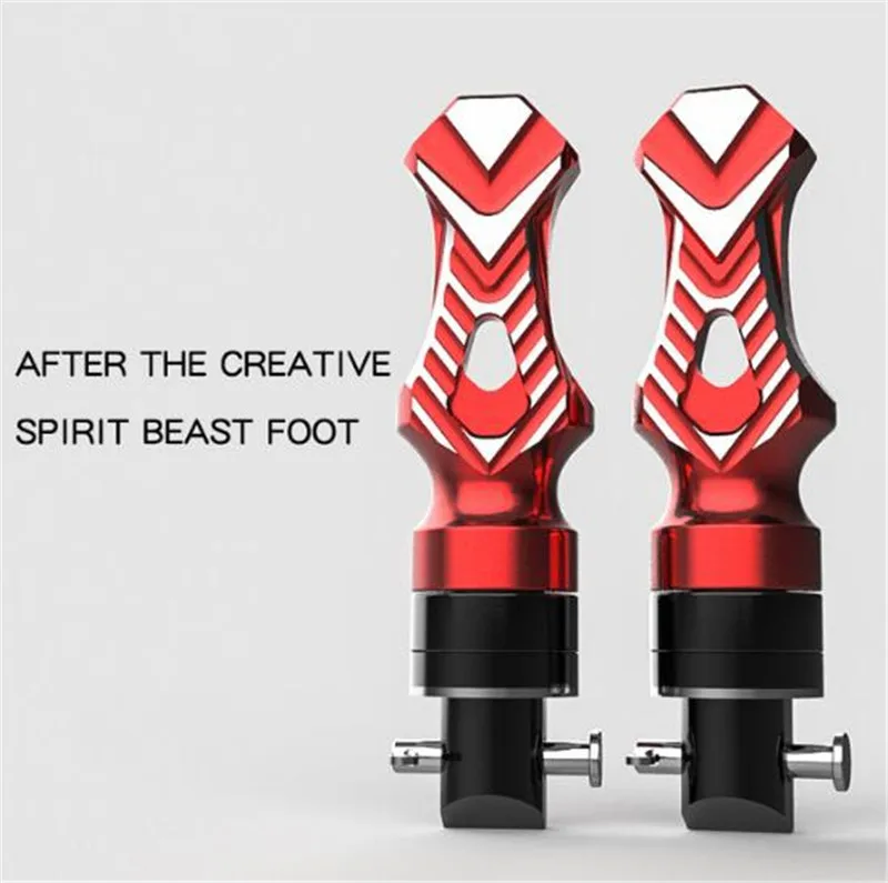 

SPIRIT BEAST Pedal Motorcycle Rear Foot Tripod Universal Modified Off-Road Moto Creative Personality Aluminum Alloy Back Foot