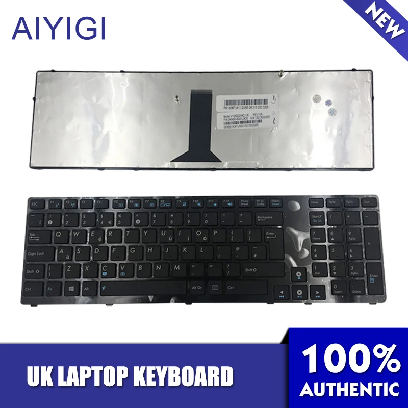 

AIYIGI UK Laptop Keyboard For Asus K93SV K93 K93SM K95VB K95VJ K95VM X93SM X93SV K95 K93SV K93S K95V X93S Black New