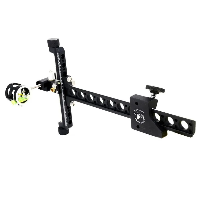 Archery Compound Bow Sight Fine tuning Single Needle With Magnifying