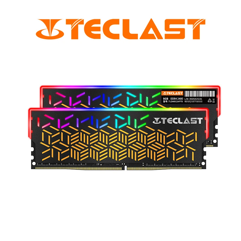 

Teclast RGB P70 DDR4 8GB Memory 2400Mhz 3000MHz 1.2V Desktop RAM Memoria