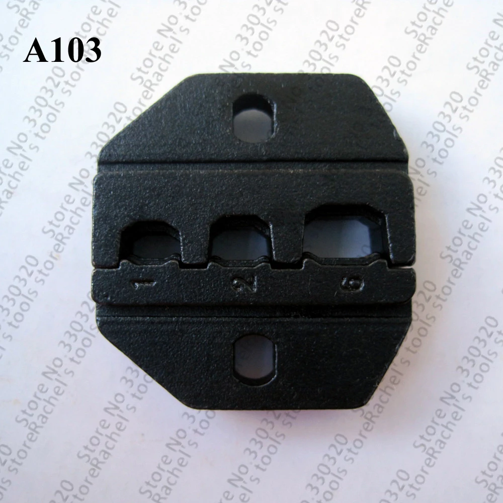 

A103 die sets for crimping closed end cap wire connector