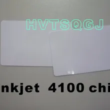 50pce/Лот Новые пластиковые продукты 125 кГц струйные пластмассовые листы с рисунком для кредитных карт