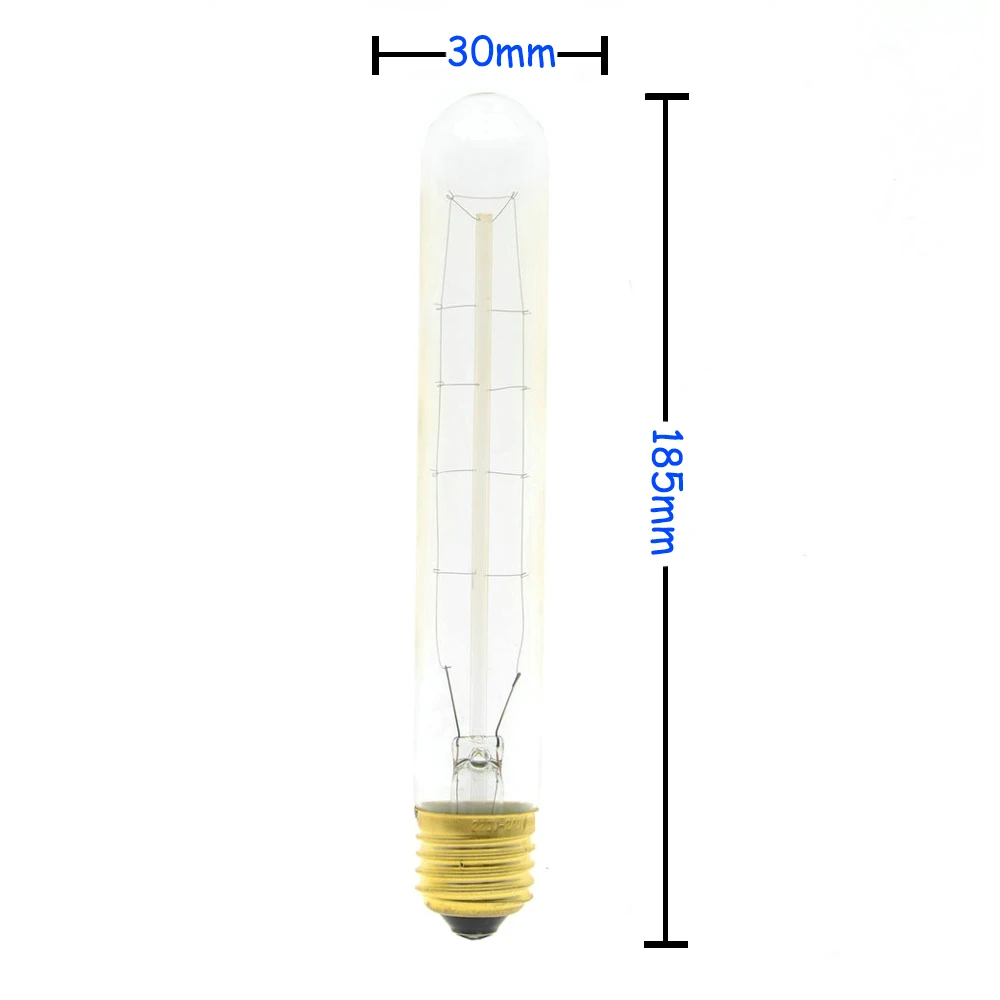 40 Вт/60 W 220V E27 Edison светильник шарик из углеродистой стали катод Эдисон Ретро Винтаж можно использовать энергосберегающую лампу или светодиодную лампочку) ST64/ST58/A19/T45/G80/G95/G125/T300