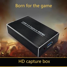 HDMI к USB3.0 адаптер для видеозахвата 1080P Карта ключа совместима с Linux Windows Mac GDeals