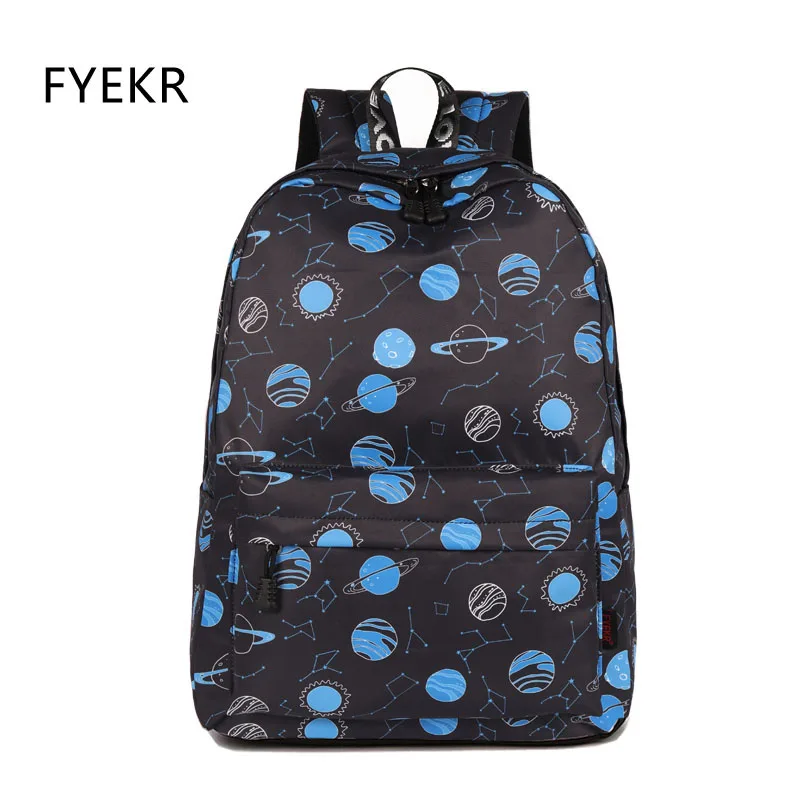 

School Bag Backpack For Teenage Girls Fashion Women Waterproof Nylon Backbag Trend Female Printing Bookbag Mochilas Travel Bags