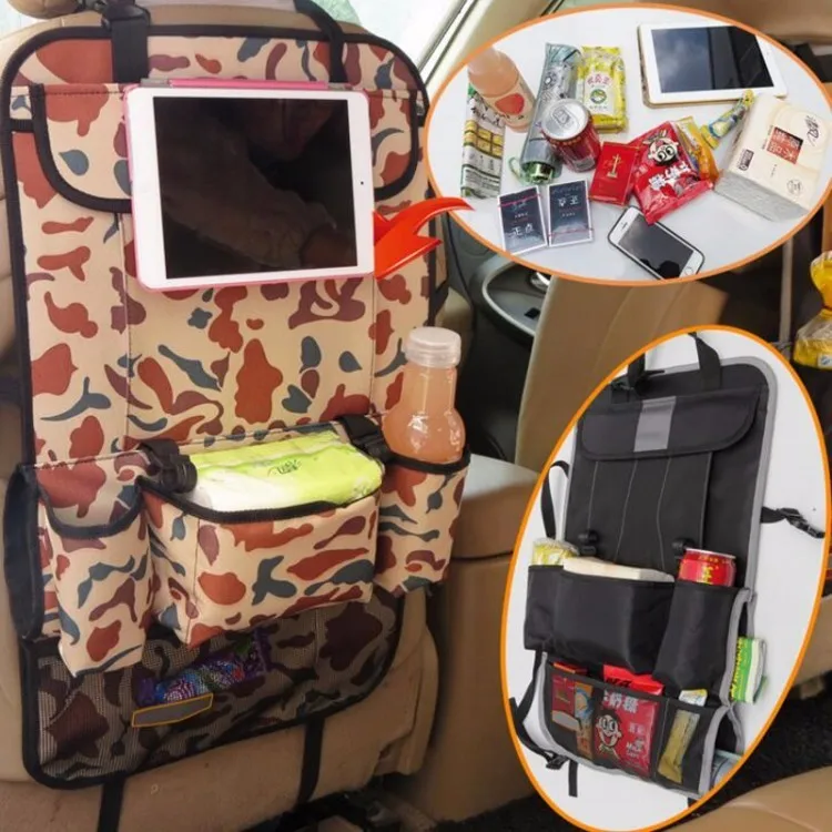Креативная мода, многофункциональная автомобильная интерьерная сумка для хранения, для путешествий, для планшета, для еды, для автомобиля, сумка для хранения, Органайзер