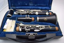 BUFFET B12 B Flat 17 Keys Clarinet Professional Woodwind Instruments Silver Plated Button Musical Instrument With Cleaning Cloth