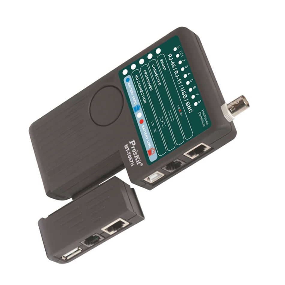 MT-7057N 4 в 1 сетевой кабель тестовый анализатор BNC USB тестовый провод автоматический контактный выключатель телефонная линия