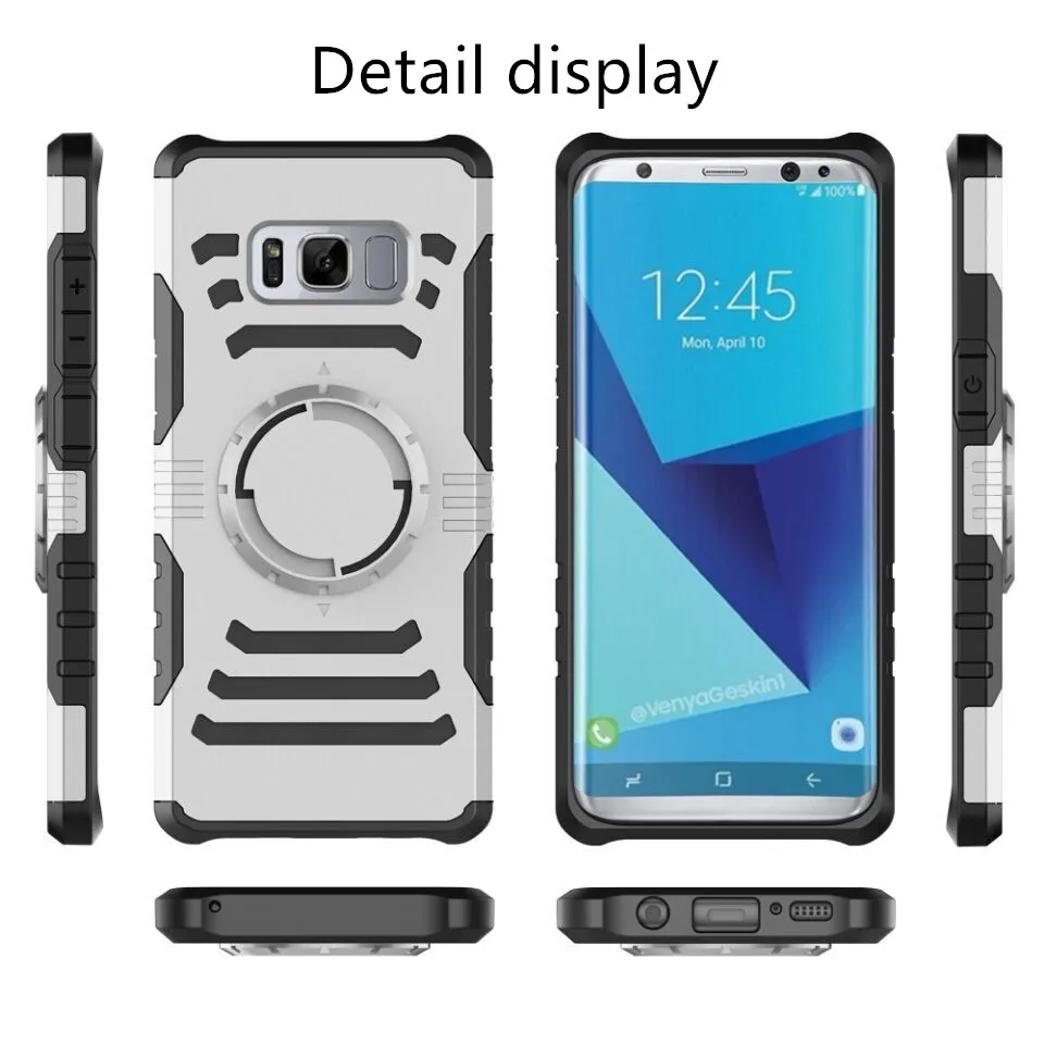 Для пробежки наручный чехол для телефона s Samsung Galaxy S8 TPU + PC Магнитный