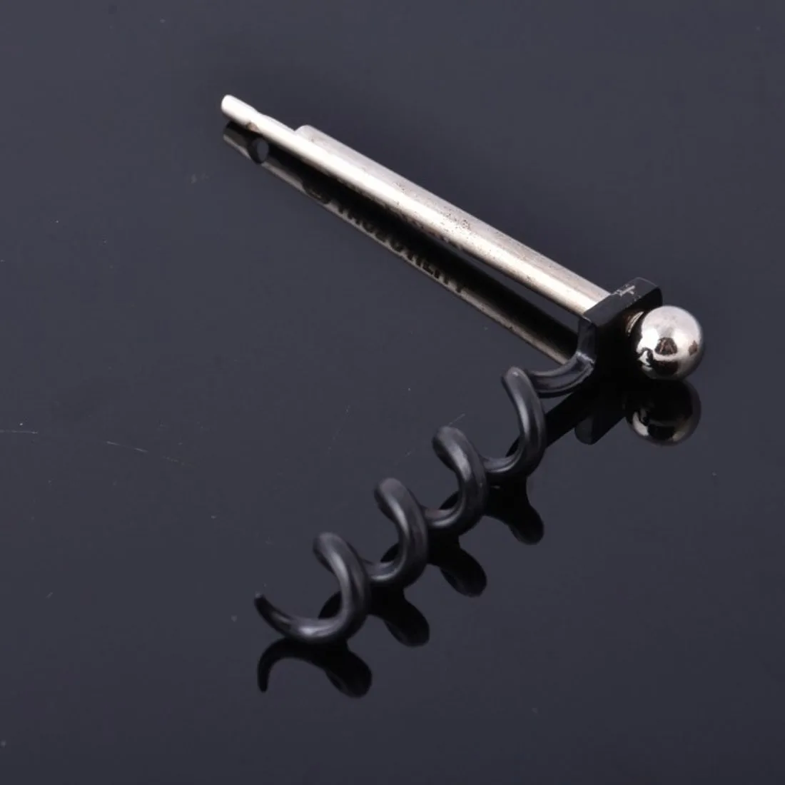 Red Wine EDC Twist Stick Corkscrew Stainless Steel Cork Bottle Puller Opener Keyring Professional Camping Equipment