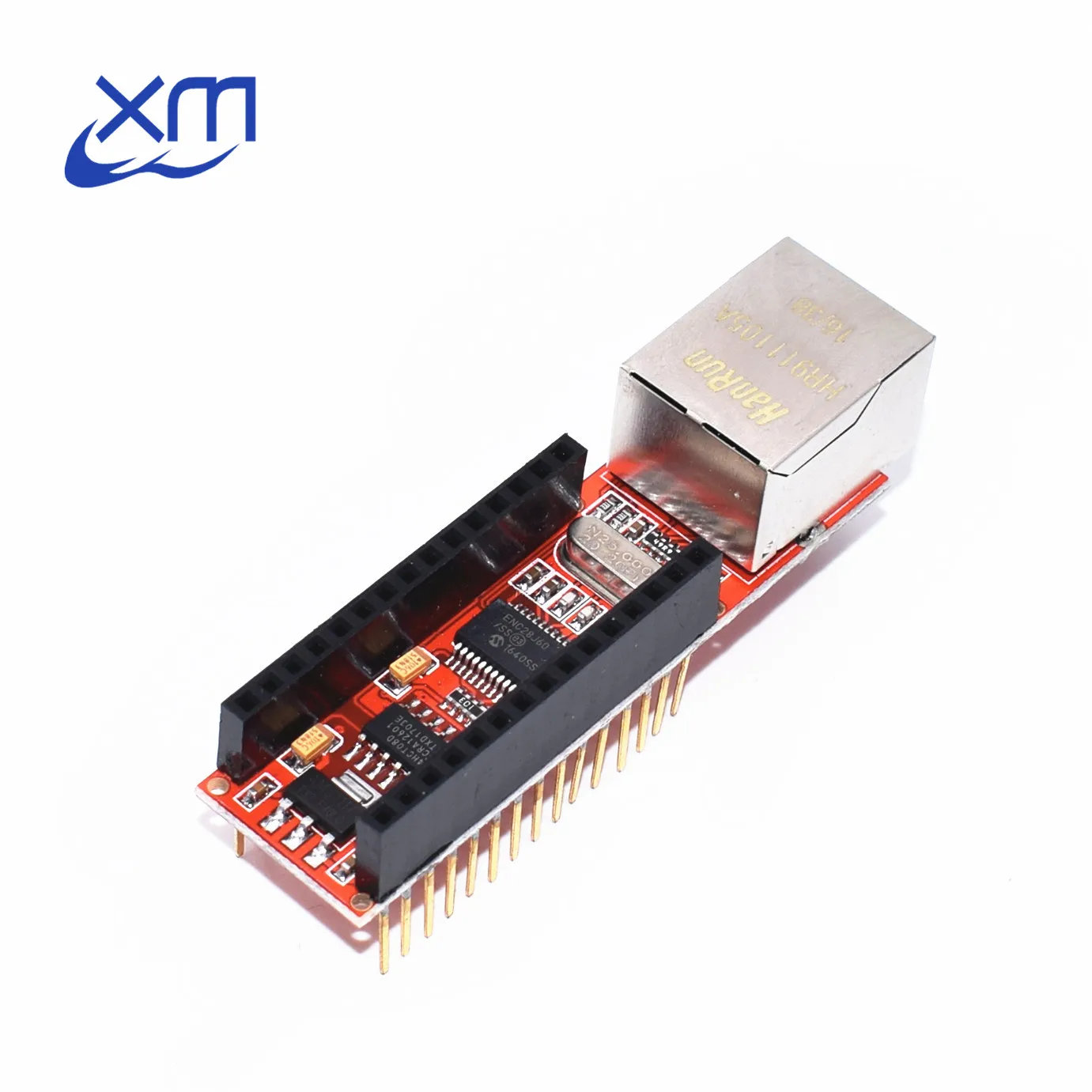 

1pcs ENC28J60 Ethernet Shield V1.0 compatible Nano 3.0 RJ45 Webserver Module