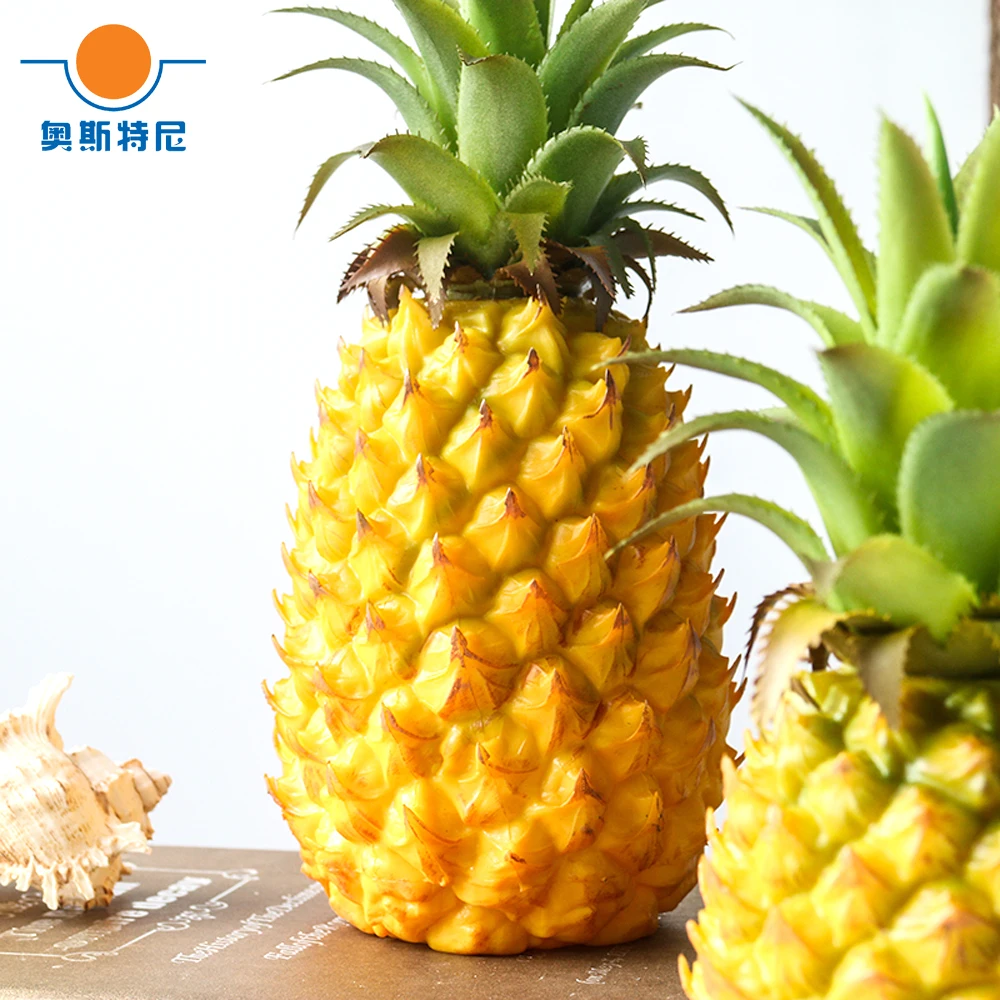 High imitation artificial Fake ananas Fruit artifical pineapple&artificial plastic fake simulated pineapple artificial fruits and vegetables