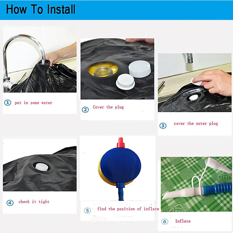 Inflatable Punching Bags Stand Sandbag Fitness Freestanding Boxing Target Bag Children and Adults Pressure Relief Body Building (12)