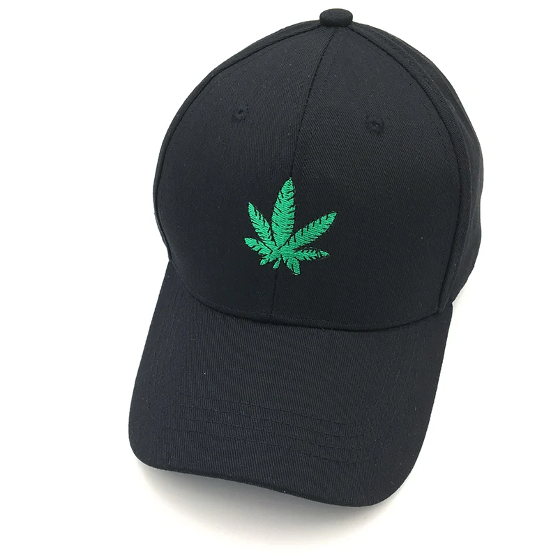 Новинка, модная белая кепка с вышитыми сорняками, кленовый лист, Snapback, головные уборы для мужчин и женщин, хлопковая бейсбольная кепка Swag в стиле хип-хоп s