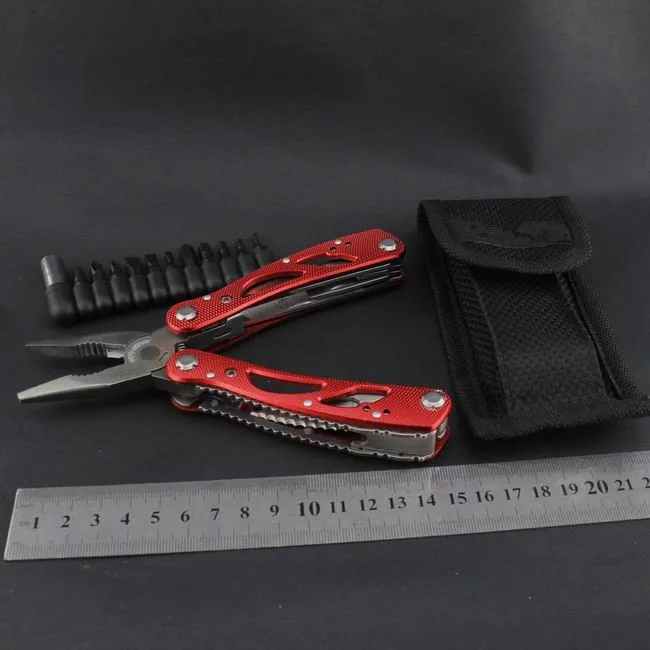 22 Multifunctional Folding Knife Plier Pocket EDC Tools Fishing Pliers Outdoor Survival