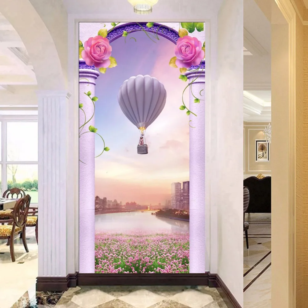 

Youran Home Decoration Diamond Painting Romantic Lavender Hot Air Balloon Scenery Rhinestone Diamond Embroidery DIY Wall Sticker