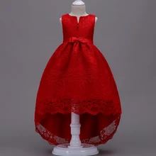 Г. Платье принцессы с цветочным рисунком для девочек детское кружевное платье со шлейфом детское платье для выступлений платья для первого причастия костюм для детей от 3 до 14 лет, vestidos