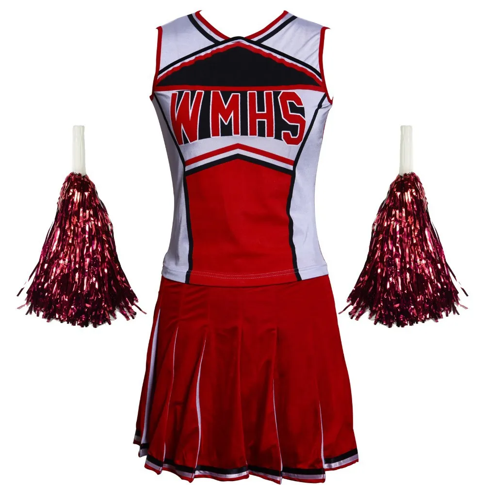 

S-XXXL Hot Selling Sexy Cheerleading Costumes Cheer Uniform High School Musical Girl Cheerleader Fancy Dress