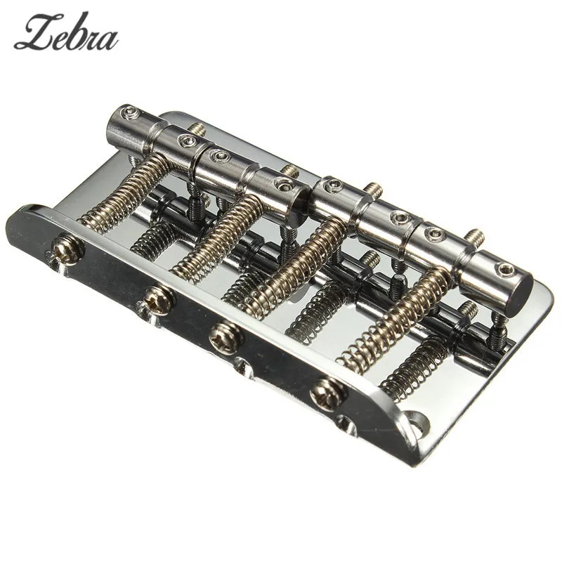 Best Deal Silver Metal 4 String Bass Bridge Chrome Vintage Style Bridge