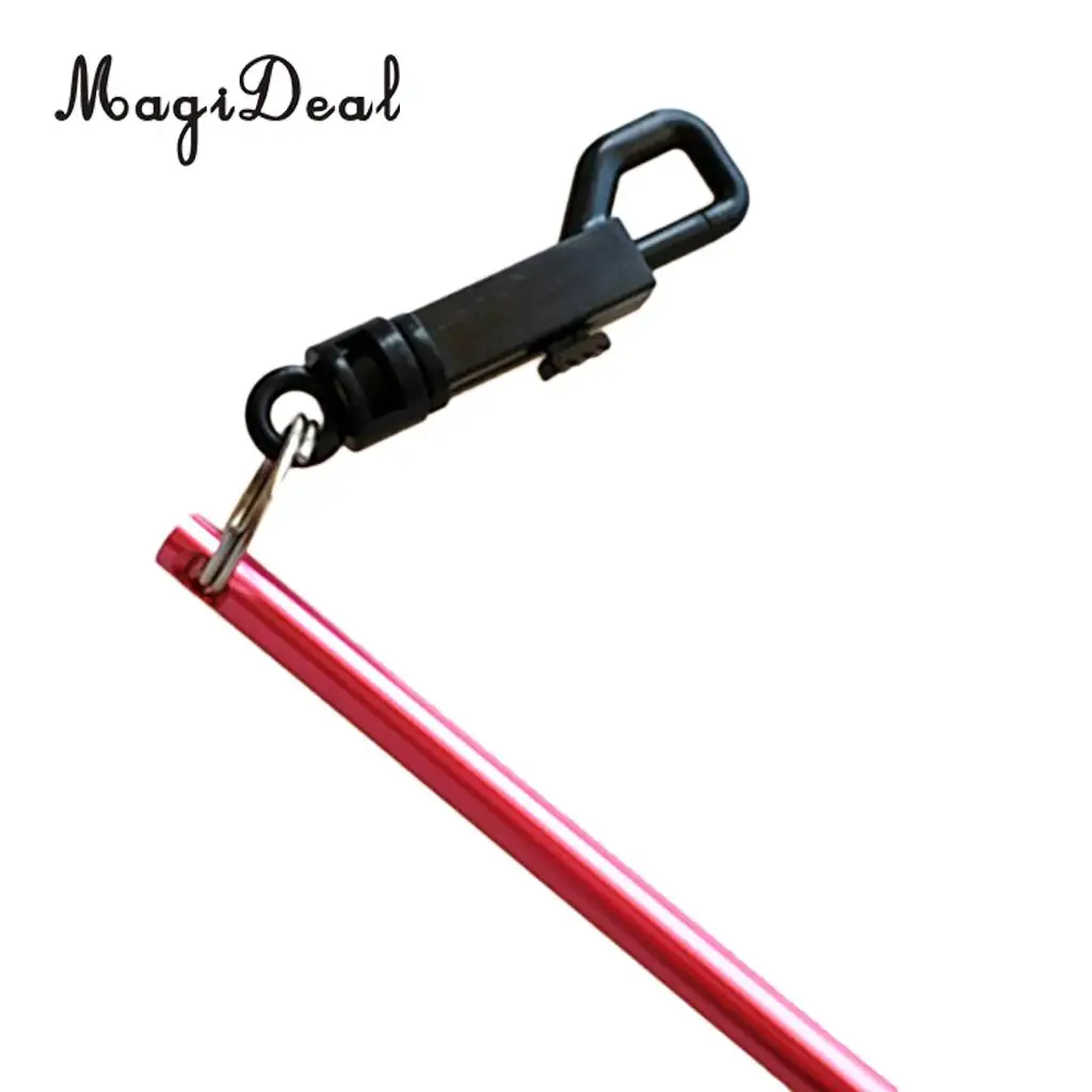 MagiDeal Aluminum Dive Lobster Tickle Pointer Stick Rod, Measurement, Clip for Safety Underwater Scuba Diving Diver Photographer