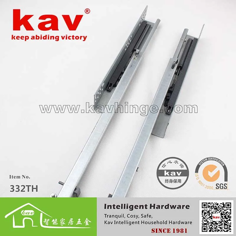 Cabinet Drawer Accessories Section Two Hidden Slide Damper Half