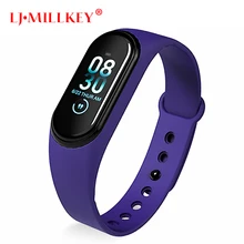M4 Smart Bracelet Color-screen Fitness Tracker blood pressure Heart Rate Monitor Smart band Smart Watch Men For Android IOS M4 Smart Bracelet Color-screen Fitness Tracker blood pressure Heart Rate Monitor Smart band Smart Watch Men For Android IOS