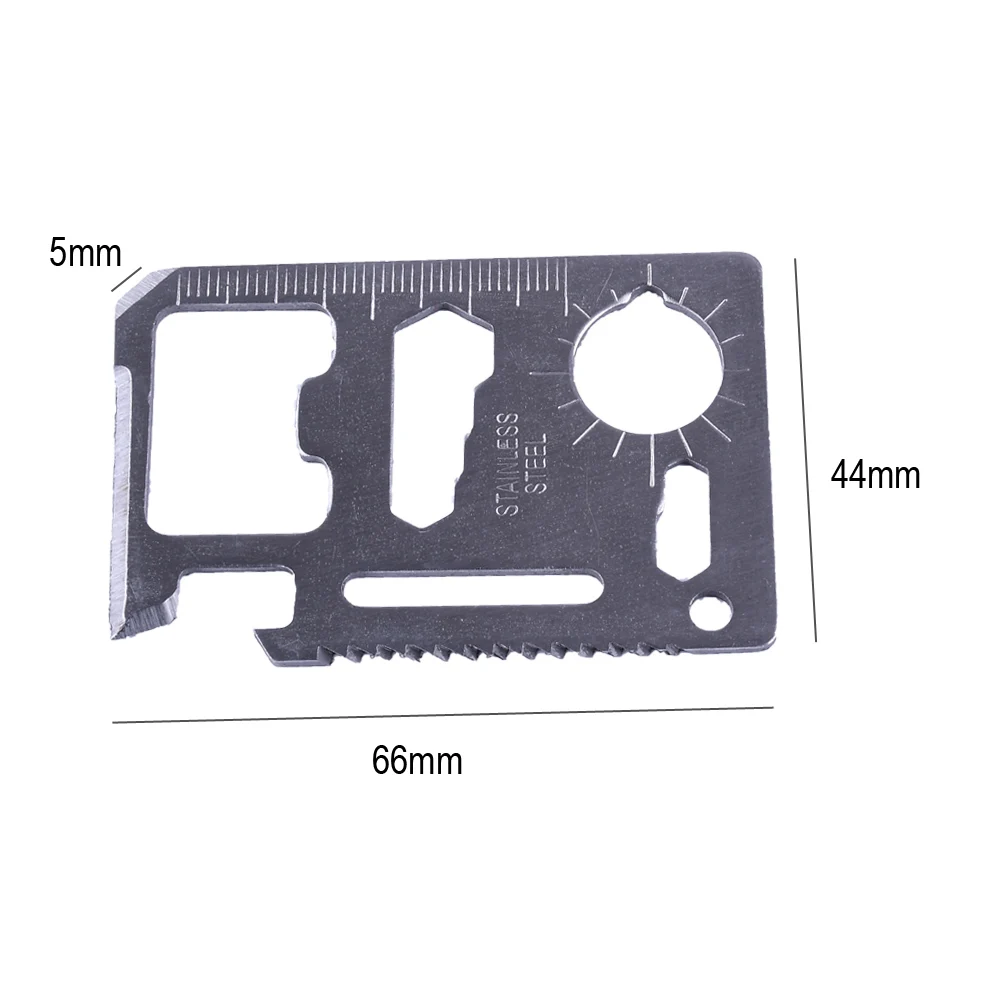 11 в 1 многофункциональный швейцарский нож, кредитная карта, нож, уличные инструменты для кемпинга, выживания, охоты, военный SOS карманный армейский нож