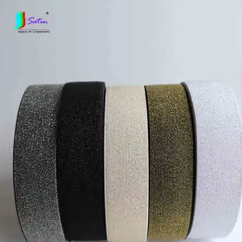 

Wholesale 10meters 25/30/38/50mm Width Gold,Silvery,Black,White Elastic Band,Pants,Skirts Edge DIY Material Elastic Band S0465L