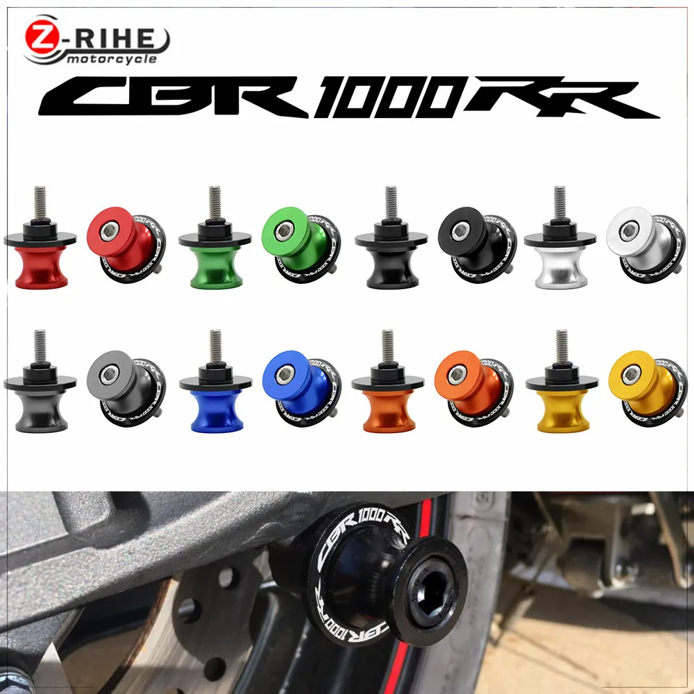 

For CNC Newest Swingarm Spools slider For Honda CBR1000RR FIREBLADE 2004 2005 2006 2007 Motorcycle stand Screws 8mm High Quality