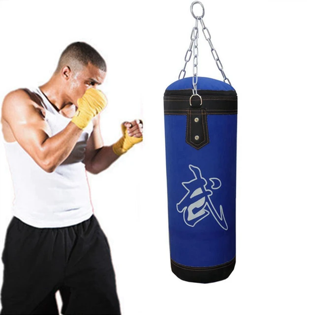 Aliexpress 60cm Empty Boxing Sandbag Punching Bag Taekwondo Free Combat Indoor Sports Sand Earthbags Bagwork Chain Set From