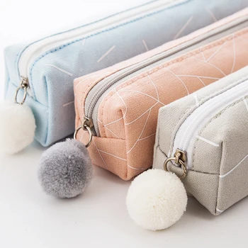 

10pcs Cheap Pencil Case Quality Cavans School Supplies Bts Stationery Gift Pencilcase School Pencil Box School Tools wholesale