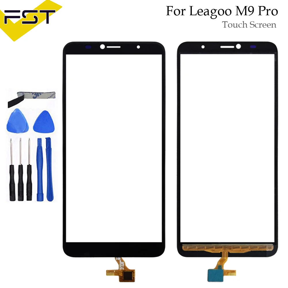 

5.72'' Black Tested Well Touch Screen Digitizer Panel For Leagoo M9 Pro Touch Panel Front Glass Lens Sensor Touchscreen No Lcd