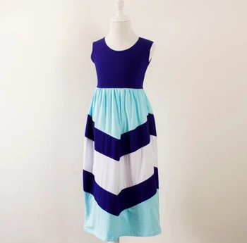 

Baby dress name matching mother daughter clothes simple design party dress children frock model mom and me 3v sleeveless