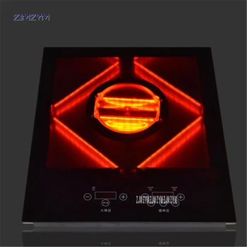 

ZGJ600 infrared ray electric ceramic cooktop light wave cooker restaurant induction cooker Black Micro Crystal Panel 4200W power