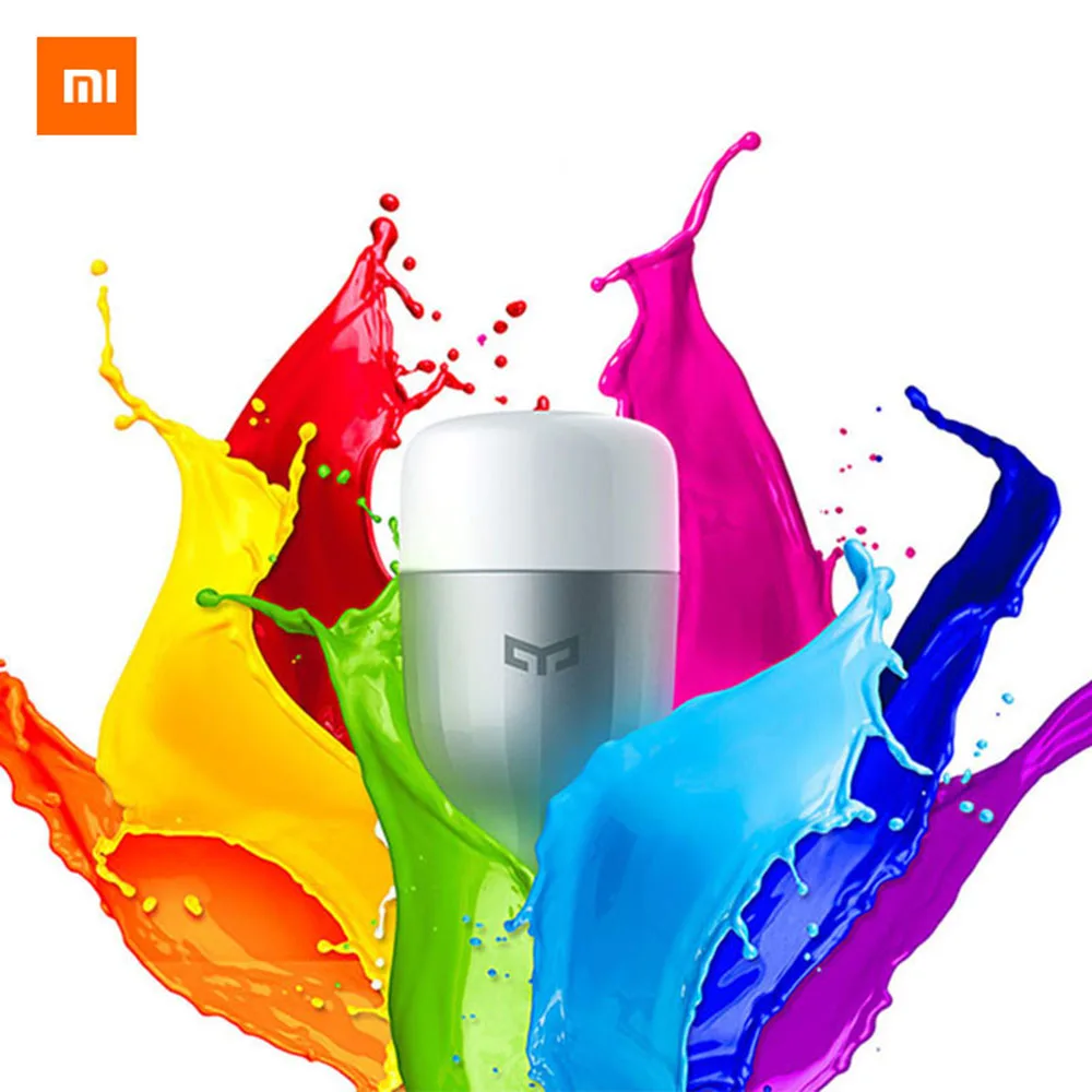

Original Xiaomi Yeelight Blue LED Smart Bulb (Color) E27 9W 600 Lumens Mi Light Xiaomi Mijia Smart Phone WiFi Remote Control