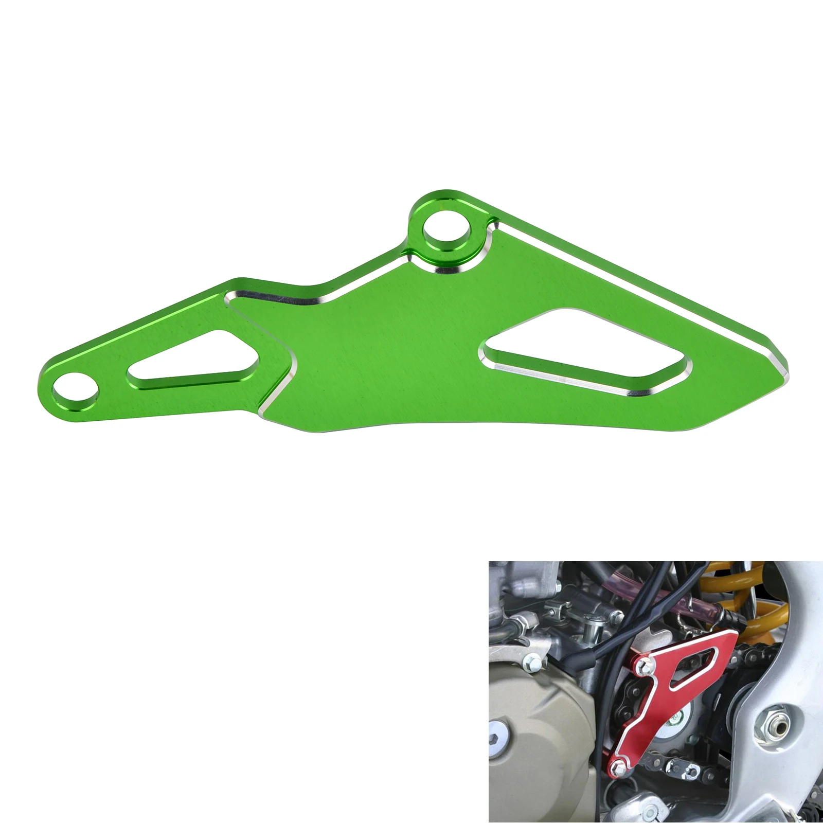 Защита передней звездочки для Kawasaki KLX125 KLX 125 D-Tracker 125 KLX150BF KLX150S KLX 150BF 150S 2009- защита цепи