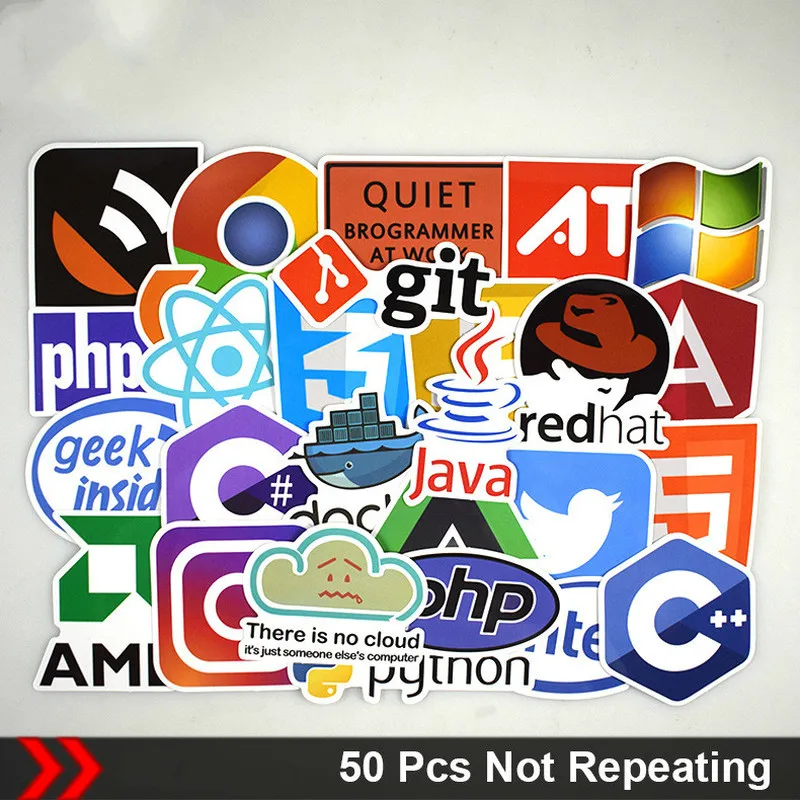 Aliexpress.com : Buy 50pcs Programming Language Sticker