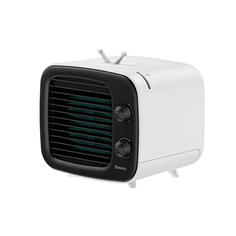 

Portable Mini Air Conditioner Water Cool Cooling Fan Air Cooler Humidifier Time desktop air fan office silent small fan A1
