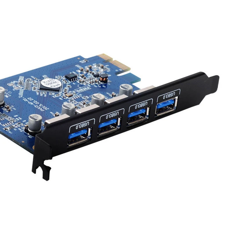 Orico Pvu3-4P-V1 4 порта Usb 3,0 Pci-E карта расширения адаптер карта экспресс карта Usb 3,0 для Windows Vista ПК ноутбук компьютер