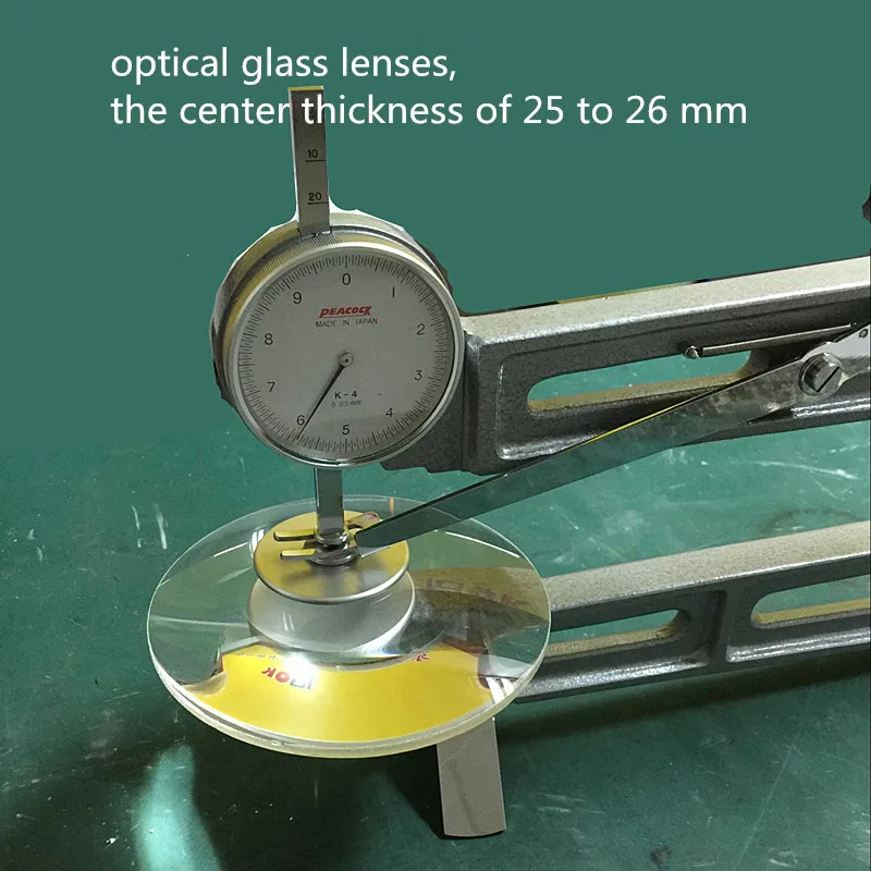 1PC Optical Focal Length Optics Double Convex Glass Lens Magnifying Glass eBay