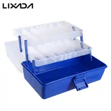 Lixada 30*17*14 см рыболовные снасти коробка 3 слоя водонепроницаемый рыболовные Крючки приманки чехол для хранения карпа Pesca