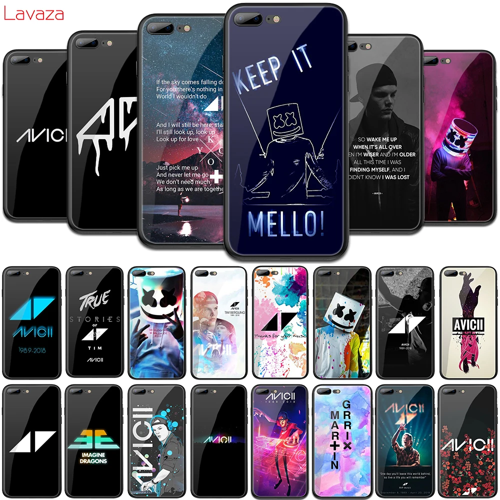 Чехол Lavaza Avicii из закаленного стекла ТПУ для iPhone 6 6S 7 8 Plus 5 5S SE XR X XS 11 Pro MAX | Мобильные