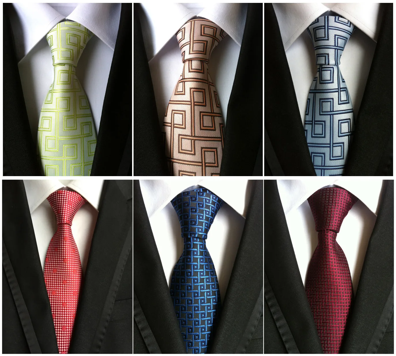 8cm Silk Tie Men's Jacquard Wedding Suit Party 2020 Simple Personality Fashion High Quality Polyester Material | Аксессуары для
