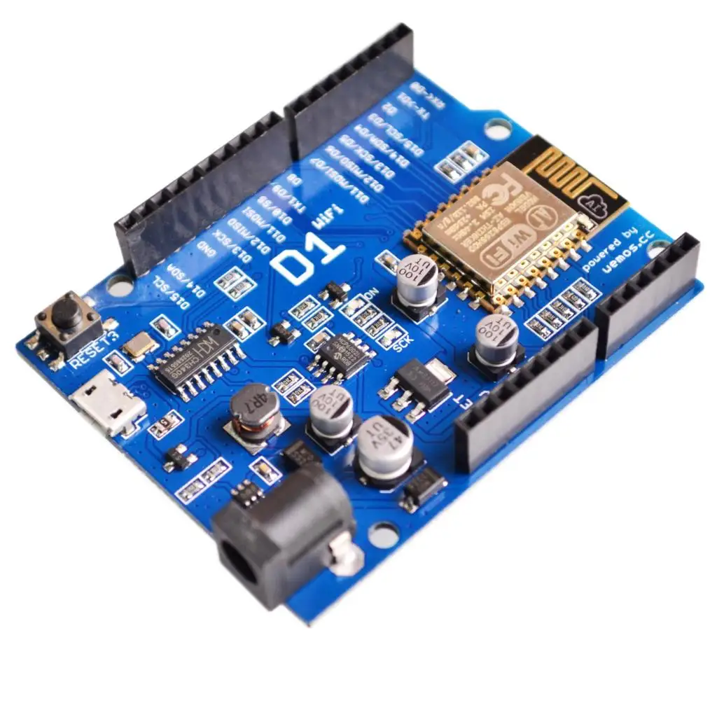 ESP-12E WeMos D1 WiFi uno на основе ESP8266 щит для arduino совместимый | Электронные компоненты и