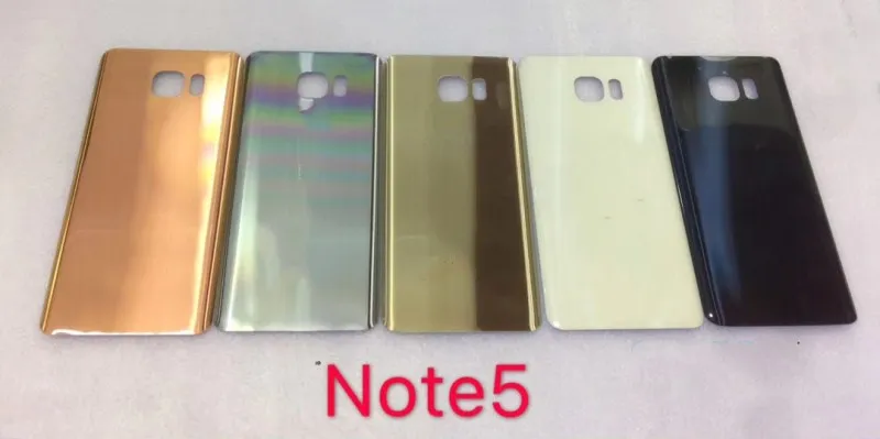 Задняя стеклянная крышка батарейного отсека для SAMSUNG Galaxy Note 5 Крышка Note5