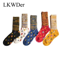 6 пар зимних женских носков матовые стопки носков Meias чулочно-носочные изделия, сохраняющие тепло домашние носки для девочек, женские Новогодние рождественские носки