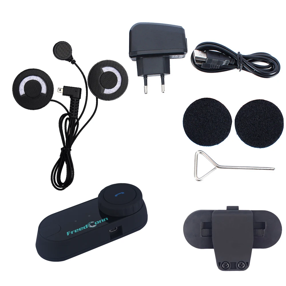 Freedconn TCOM OS 100 м BT Bluetooth мотоциклетный шлем домофон гарнитура с мягким микрофоном
