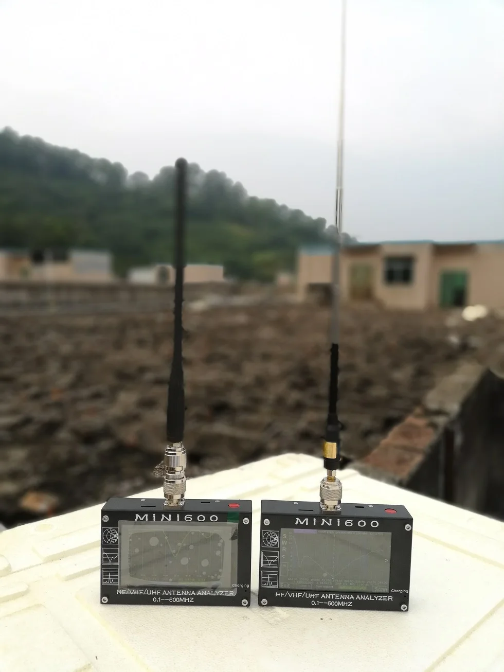 Новое поступление Mini600 5 В/1.5A HF УКВ антенны анализатор 0,1-600 мГц КСВ-метр 1,0-1999 для